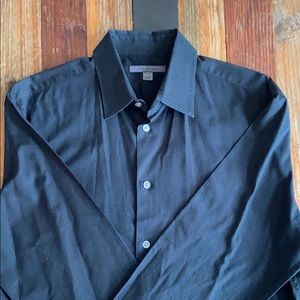 John Varvatos black button down